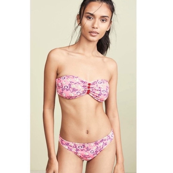 (SET) Poupette St.Barth Isma Bikini in Pink. - Picture 1 of 9